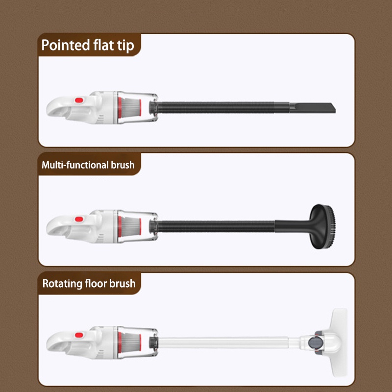 SYH Mall Vacum Cleaner 4 in 1 Penghapusan/tungau/sterilisasi Pembersih Pengisian tanpa kabel vacum cleaner portable/Penyedot Debu/Pembersih Debu/vacuum cleaner portable