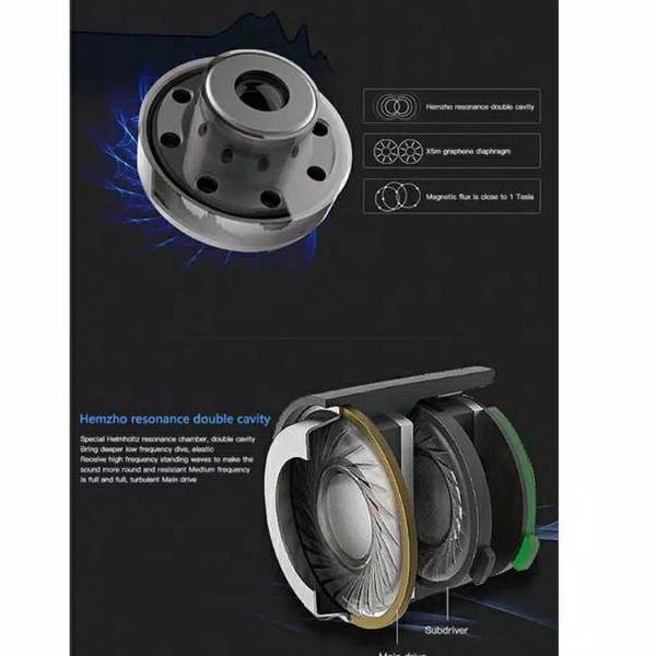 Termurah QKZ VK8 with Mic Sport Gaming Hi-Res Earphones Hight Quality In-Ear Earbuds HIFI