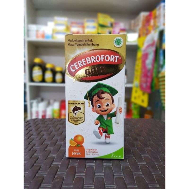 Cerebrofort Gold Sirup 100Ml / Multivitamin Anak