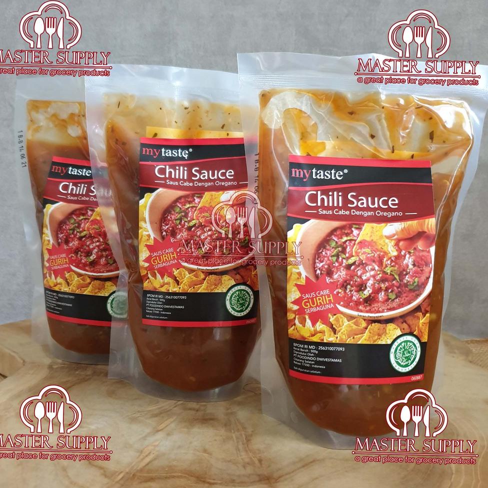 

Terlaris Today CHILI SAUCE MY TASTE 500 GR / SAUS CABE DENGAN OREGANO / SAUS SAMBAL / HALAL murah