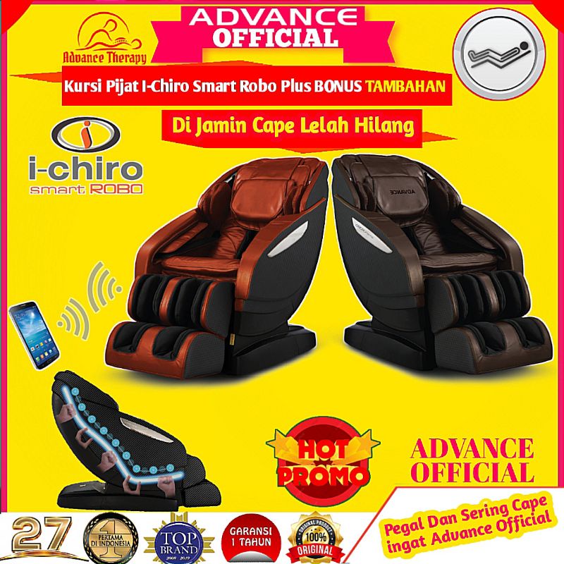 Kursi Pijat Advance Smart Robo Alat Pijet Terapi Refleksi Kesehatan Saraf Punggung Tulang Belakang K