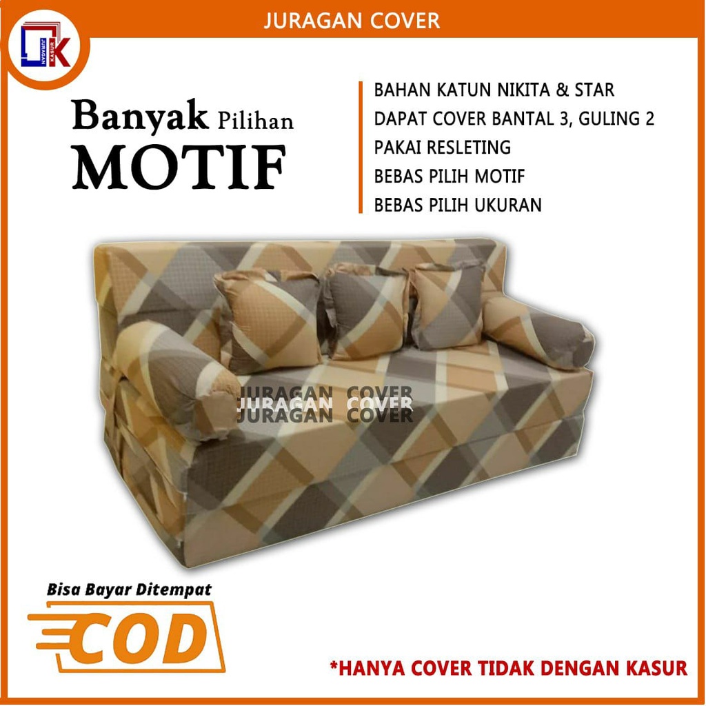 Cover sofabed inoac katun 200x160x20