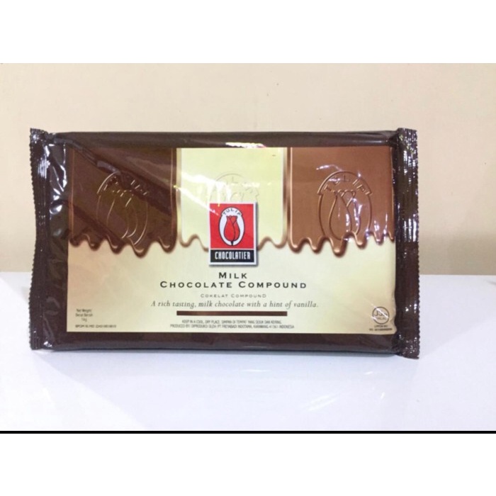 

ORIGINAL MURAH Tulip milk chocolate compound 1kg / coklat batang tulip milk 1kg