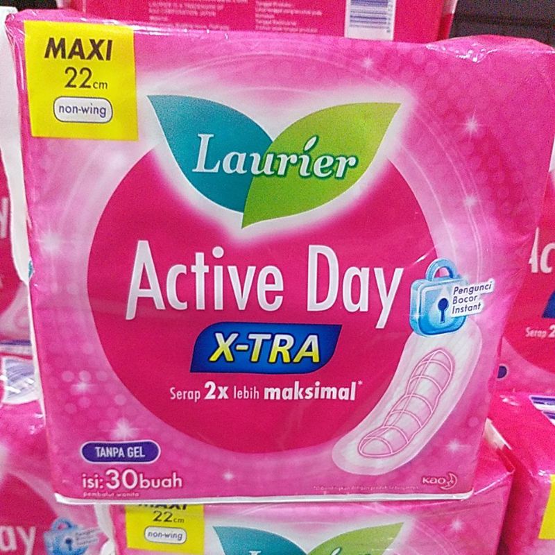 LAURIER ACTIVE DAY 30's (tanpa sayap)