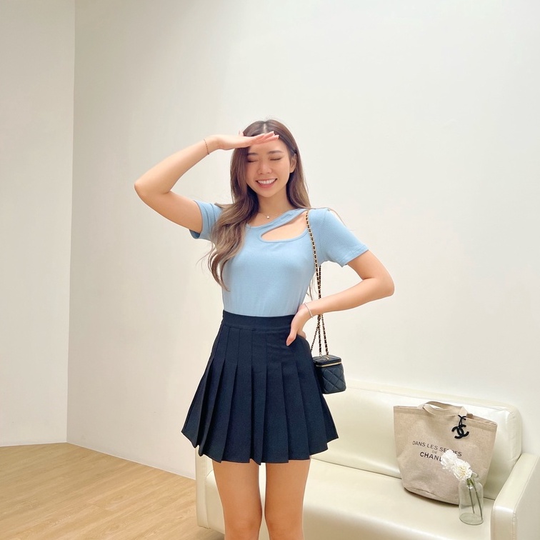 [ Marveile ] Bora Knit Top / Tops Rajut Wanita