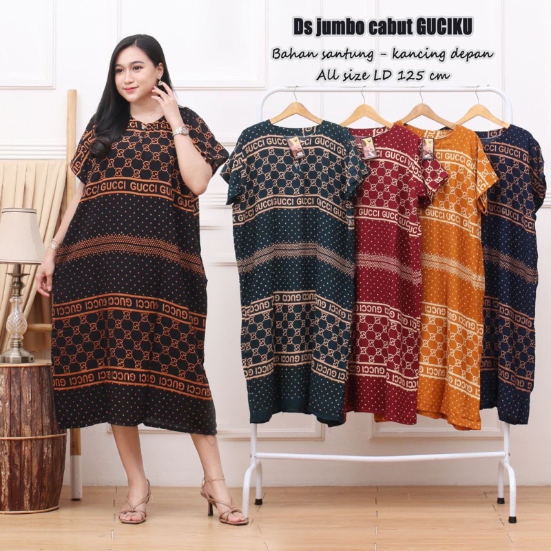 DASTER JUMBO BIG SIZE WANITA LD 120 KEKINIAN MOTIF TERBARU DASTER CABUT GUCIKU DASTER PANJANG UKURAN BESAR DASTER LEBAR MURAH 100 RIBU DAPAT 3