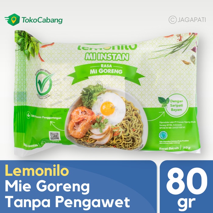 

NEW Lemonilo - Mie Goreng Instant - Bebas MSG - Tanpa Pengawet