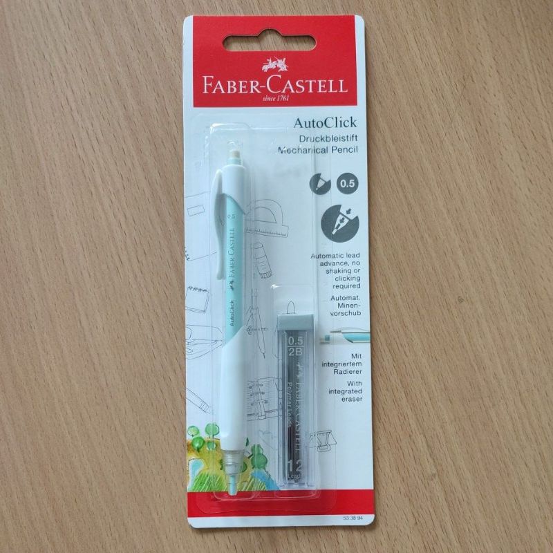 

HJK Pensil Mekanik 0,5 Set Faber Castell 533894 AutoClick Mechanical Pensil 0.5