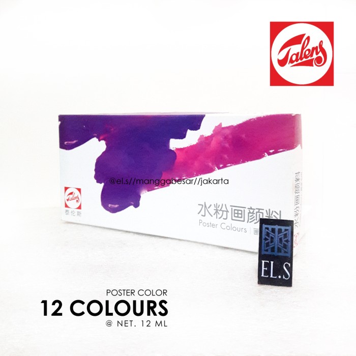 

Unik Royal Talens Poster Color Set 12 Ml X 12 Warna ( Cat Poster ) Trendi