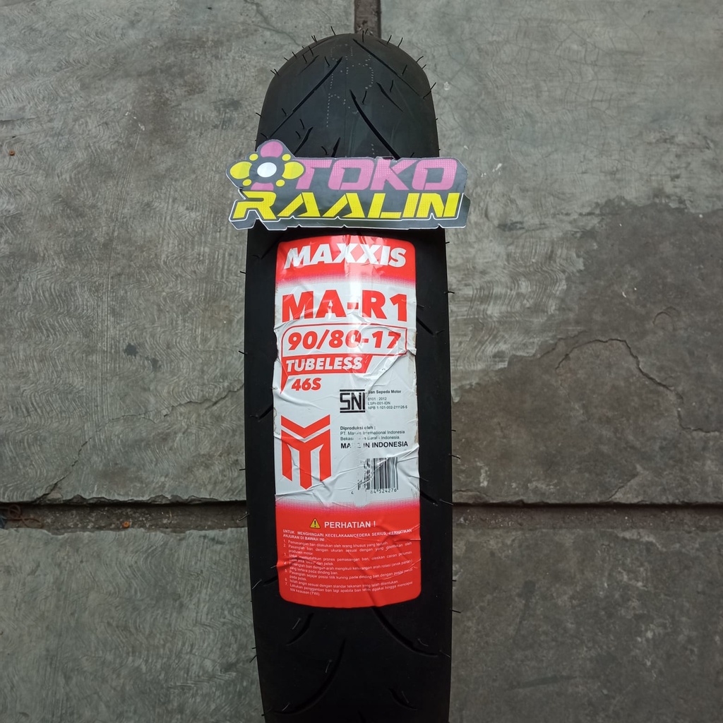 Ban Tubeles Maxxis MA-R1 90/80-17 Soft Compound