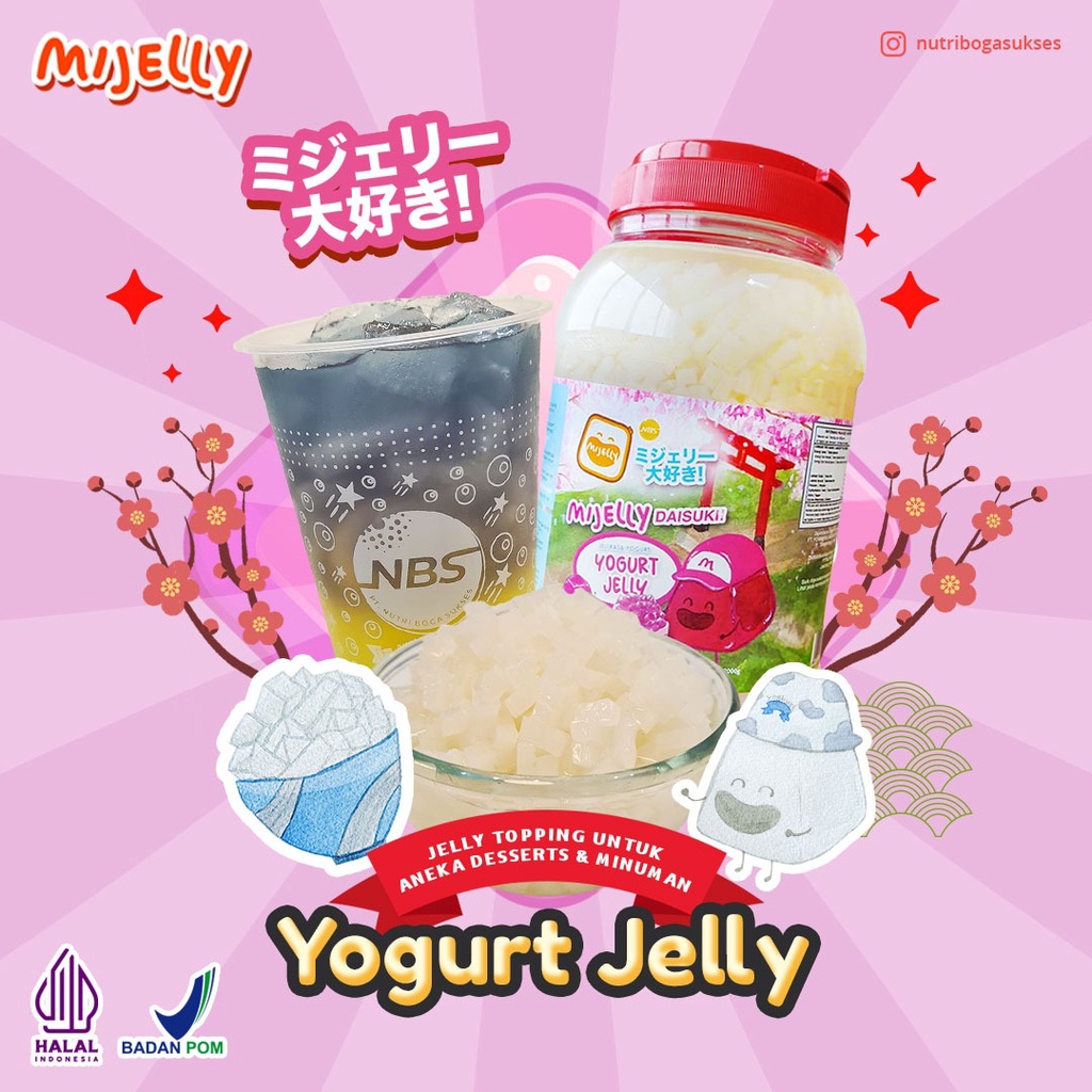 2 kg MIJELLY Yoghurt Jelly (topping minuman)