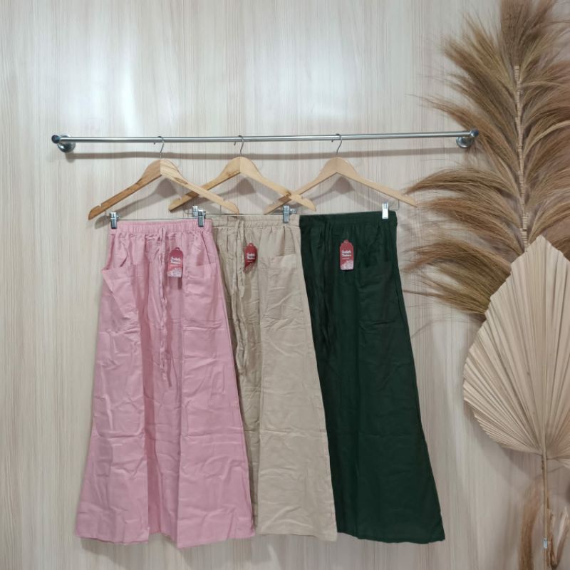 ROK SPAN LINEN WANITA