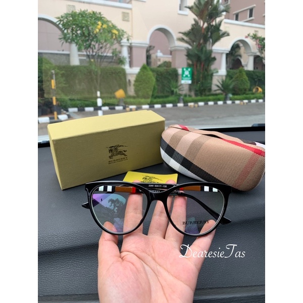 Frame Kacamata Wanita Dearesietas02 import terbaru warna hitam coklat leopard abu bening