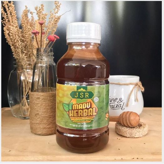 JSR Madu Herbal 760gr / madu super food / menaikan trombosit/ madu untuk demam berdarah