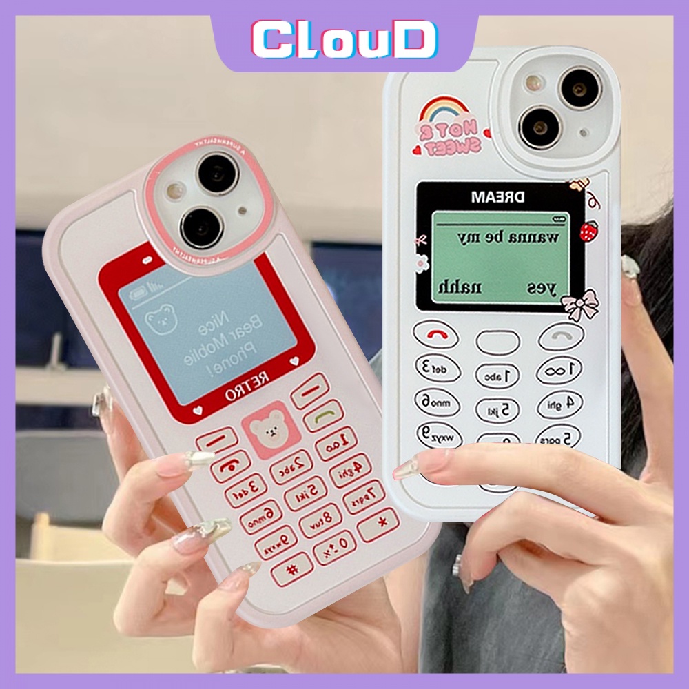 NOKIA Soft Case TPU Motif Kartun Beruang Untuk Realme C31 C35 C25Y C15 C21Y C12 C25 C25s Realme 5 8i 6i 5i 9i 7i 6 5s 8 8pro 6s 7 C11 C20 C21A