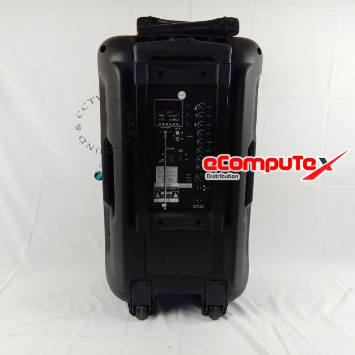 SPEAKER BLUETOOTH PORTABLE ASATRON HOLLYWOOD KARAOKE 15 INCH + 2 MIC GARANSI RESMI