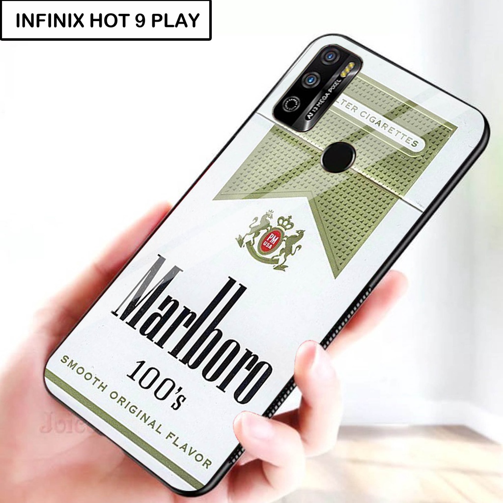 Softcase Kaca For INFINIX HOT 9 PLAY - Case Handphone INFINIX HOT 9 PLAY [T63].