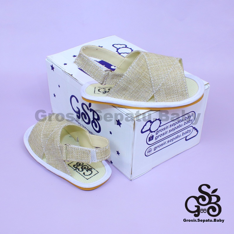 sepatu bayi sendal bayi sandal bayi laki laki perempuan prewalker bayi  umur 2 - 12 bulan model casual S06 polos ringan  fleksibel &amp; Anti Slip