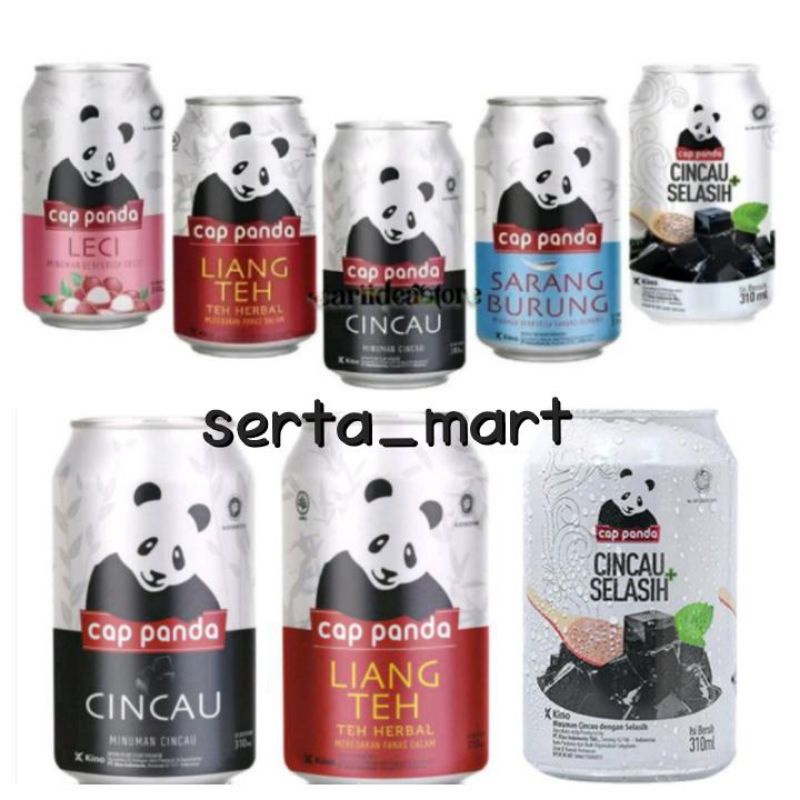 

Cap Panda Liang Teh Herbal / Cincau Selasih / Grass Jelly Can 310ml