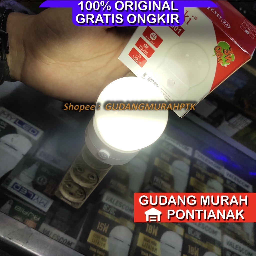 Lampu Tidur 3W dan 0.6W Cahaya Putih Dan Kuning Aoki AK YD01 ORIGINAL