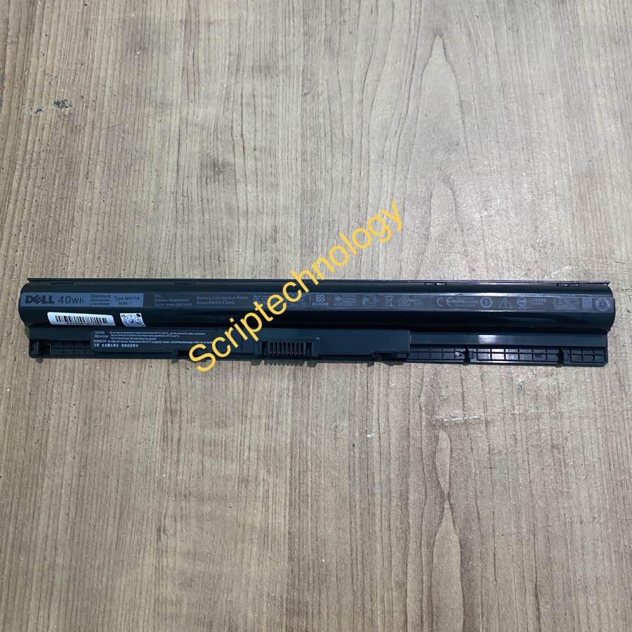 Baterai Original Laptop DELL Inspiron 14 14-3000 345 N3451 3458 M5Y1K Support All Type