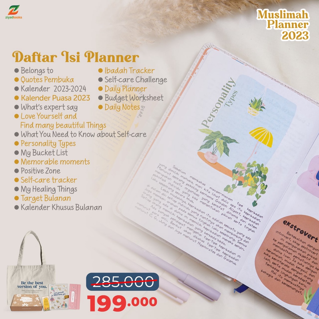 READY Muslimah Planner 2023 buku agenda budget planner agenda tahunan