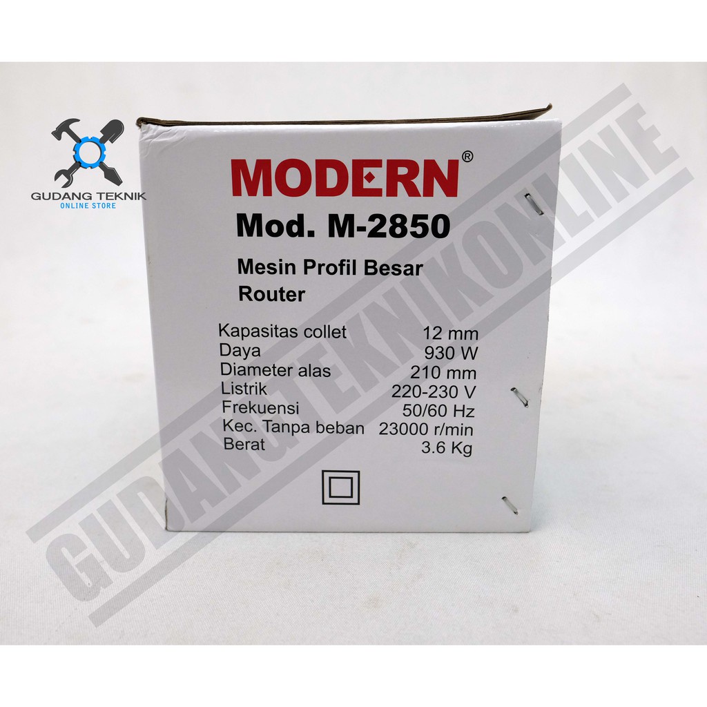 MESIN PROFIL M2850 MODERN Kayu Besar 12mm / Wood Trimmer Mesin Router Trimmer Ukir List Kayu 12 mm M 2850 MODERN