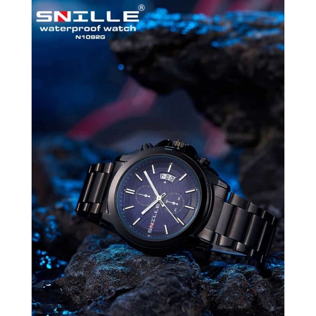 JAM TANGAN RANTAI COWOK ORIGINAL SNILLE