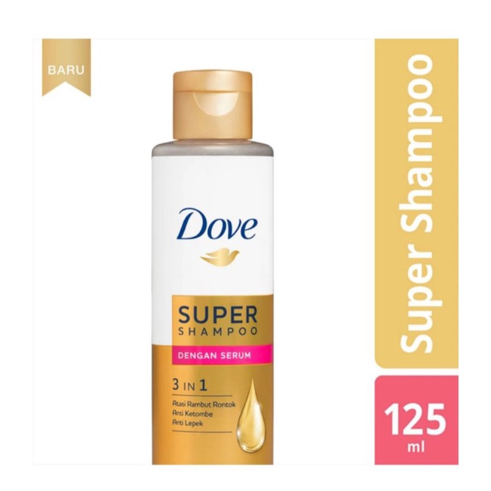 DOVE 3 in 1 Super Shampoo Serum 125ml