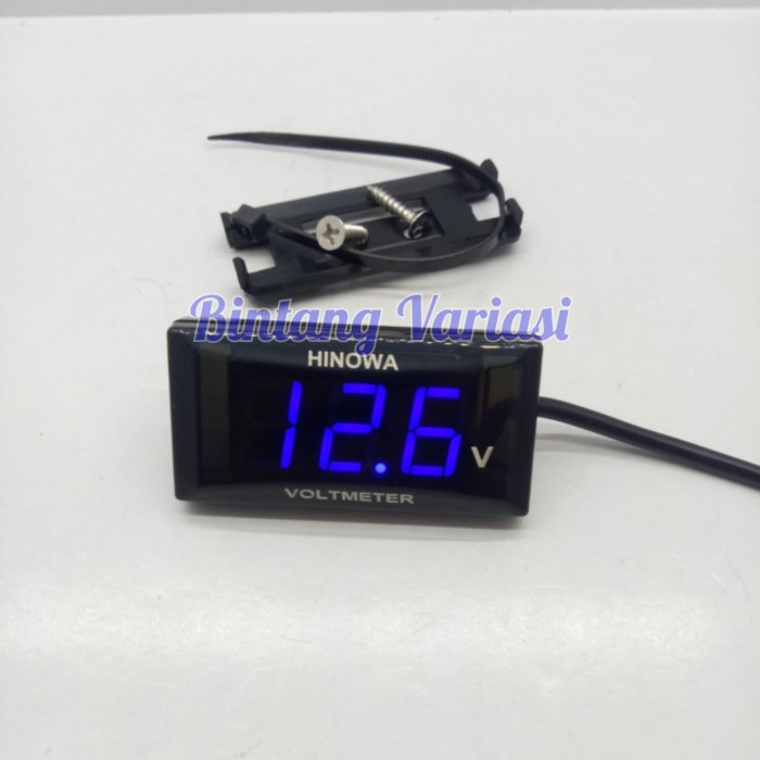 USB Charger Hp Plus Voltmeter Digital Stang Motor-Volmeter Dua USB Charger Hp Motor