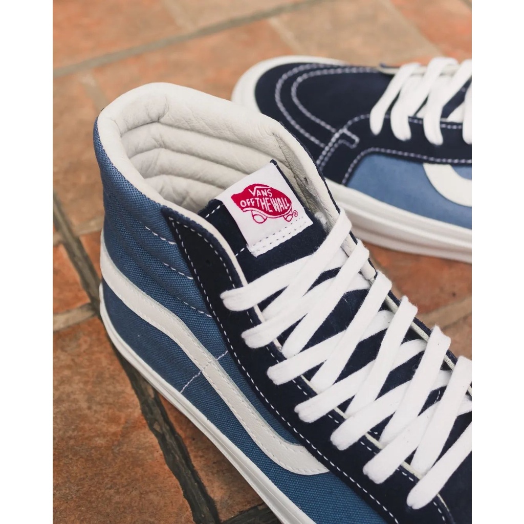 VANS SK8-HI VAULT OG LX NAVY/WHITE ORIGINAL 100% ( SPRING SUMMER '20 )