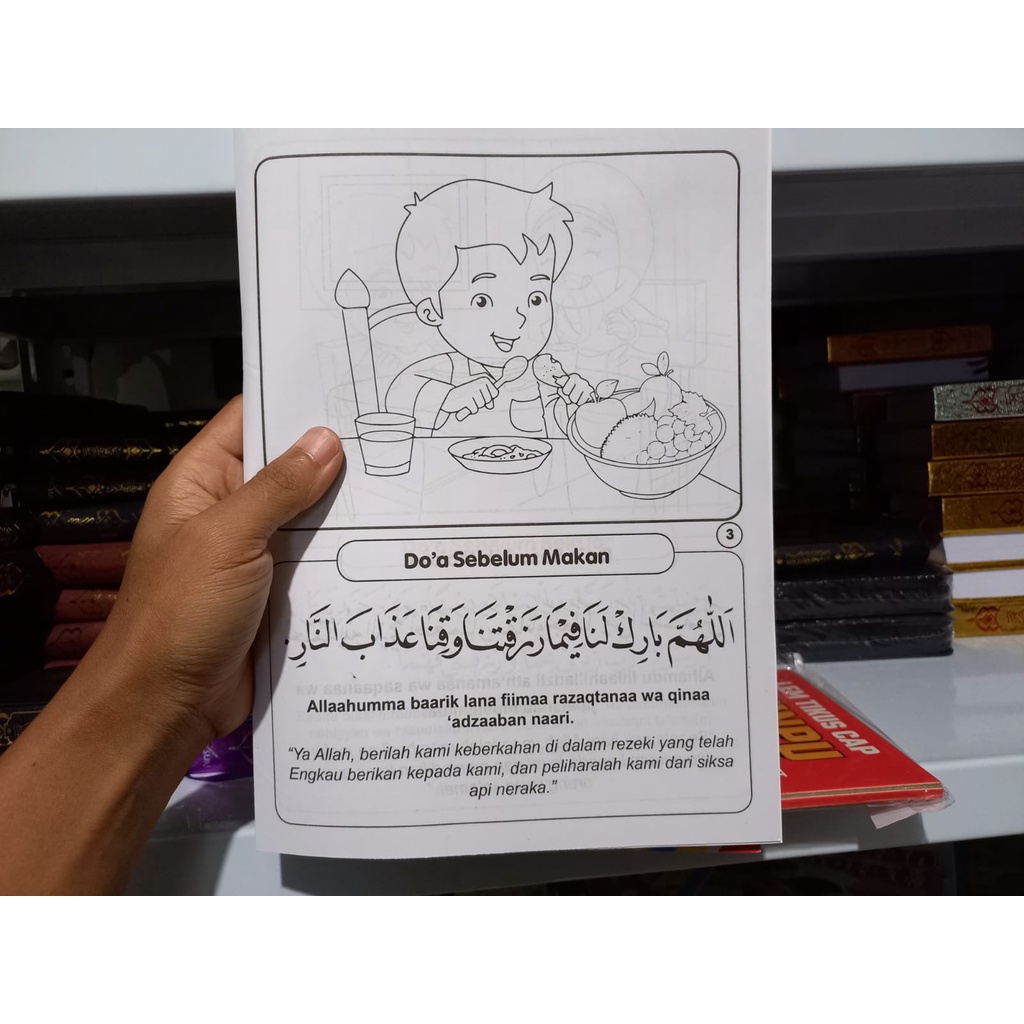 Mewarnai dan Belajar Doa Pilihan - Buku Mewarnai Islami