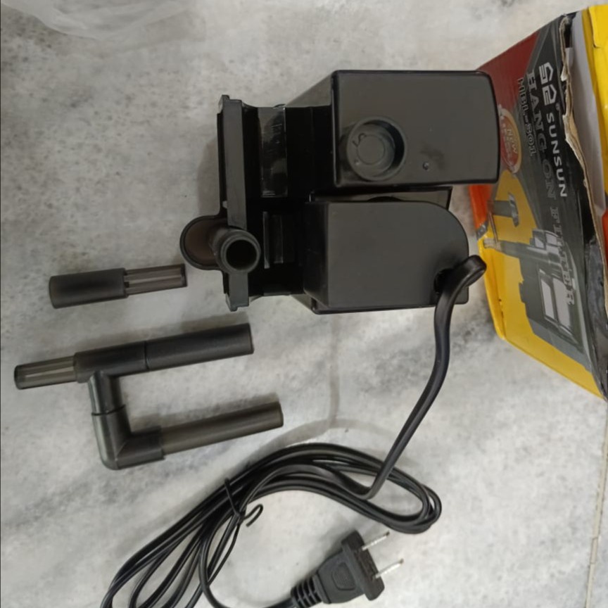 Hang in Hang on Filter gantung aquarium HBL-301 Skimmer filter aquarium