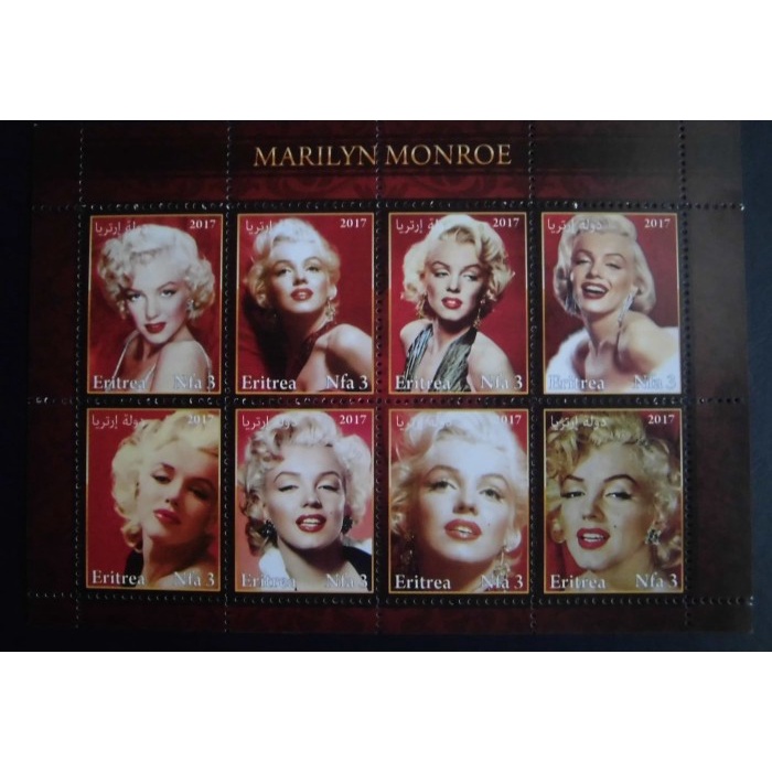 

Trendi Eritrea - Movie Star Marilyn Monroe 2017 Sheetlet . Murah