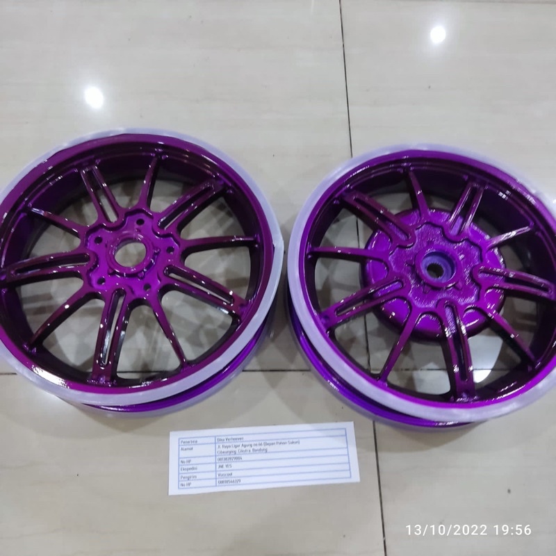 velg riezto purple r12 vespa
