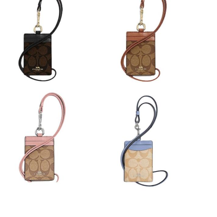 

ㅧ COACH lanyard/ Kartu kerja/pemegang kartu id /DIY klasik /original/name tag holder/SIX color FRK31