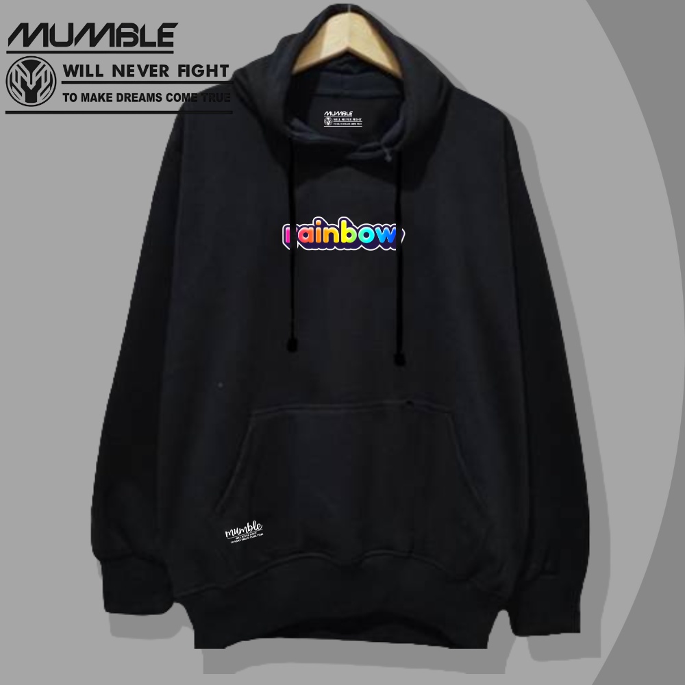 Hoddie Pria Warna Hitam Oversize Lengan Panjang Sweater Hodi Katun Flecee Tebal Aesthetic Brand Local Jaket Switer Hudi