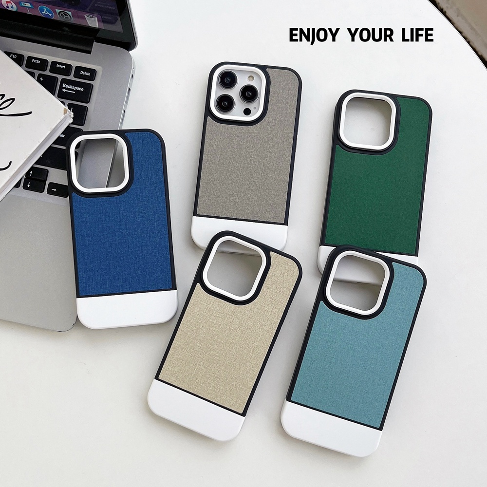 Casing Softcase Silikon Shockproof 3 IN 1 Untuk iPhone 14 13 12 11 Pro MAX 14