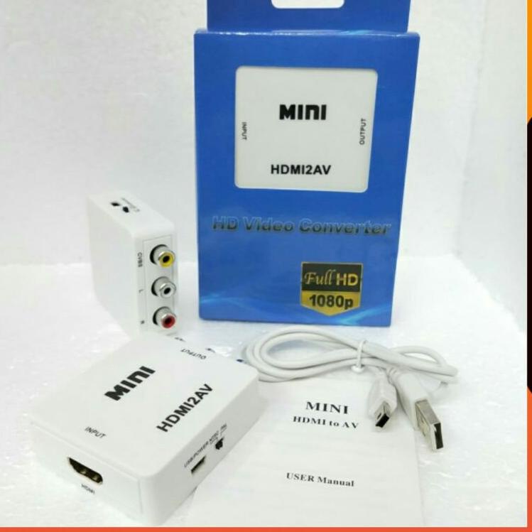 Terbaik [COD] PAKET ANYCAST HDMI DONGLE KE TV TABUNG ANYCASH HDMI DONGEL WIFI HDMI TO AV RCA / ALAT 