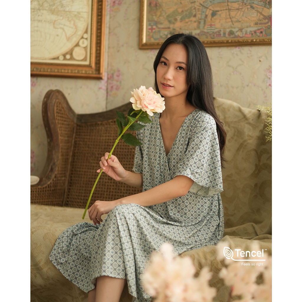 Cielyn - Dress TENCEL™- Vintage Series - Modal  Dress Wanita Dewasa