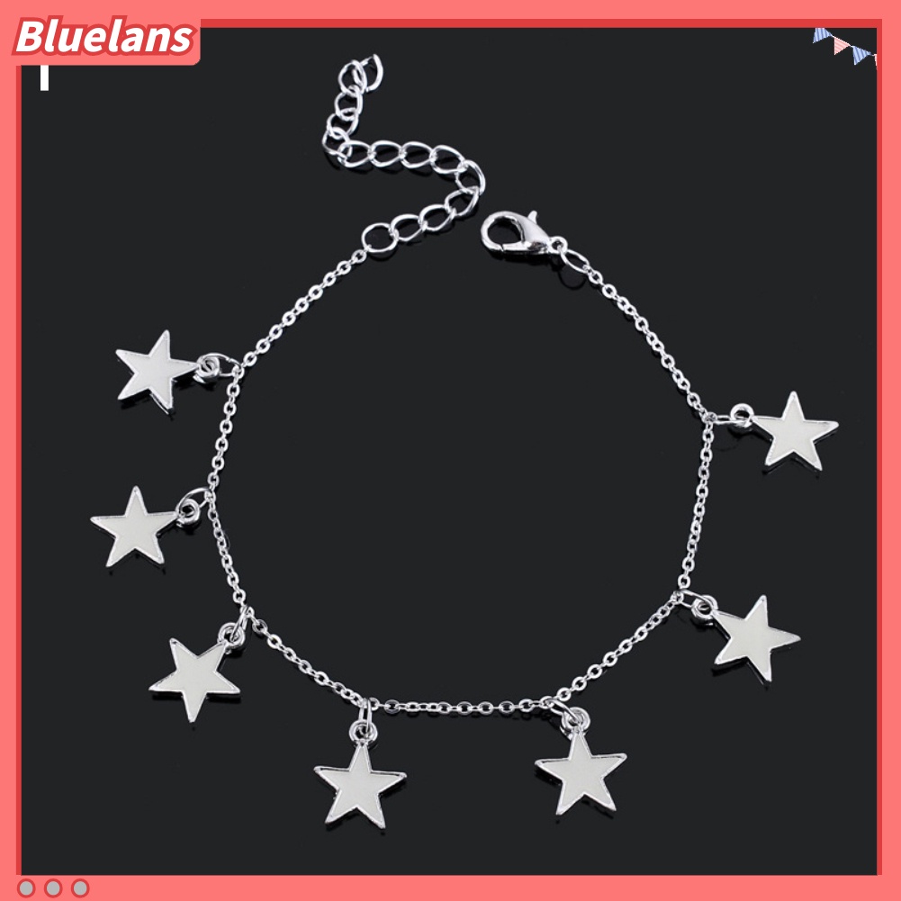 Bluelans Little Star Heart Flower Glow in the Dark Ankle Bracelet Anklet Women Jewelry