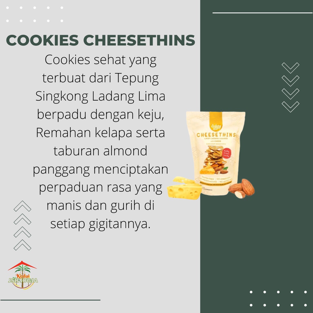 Ladang Lima Cookies Cheesethins 80 gr