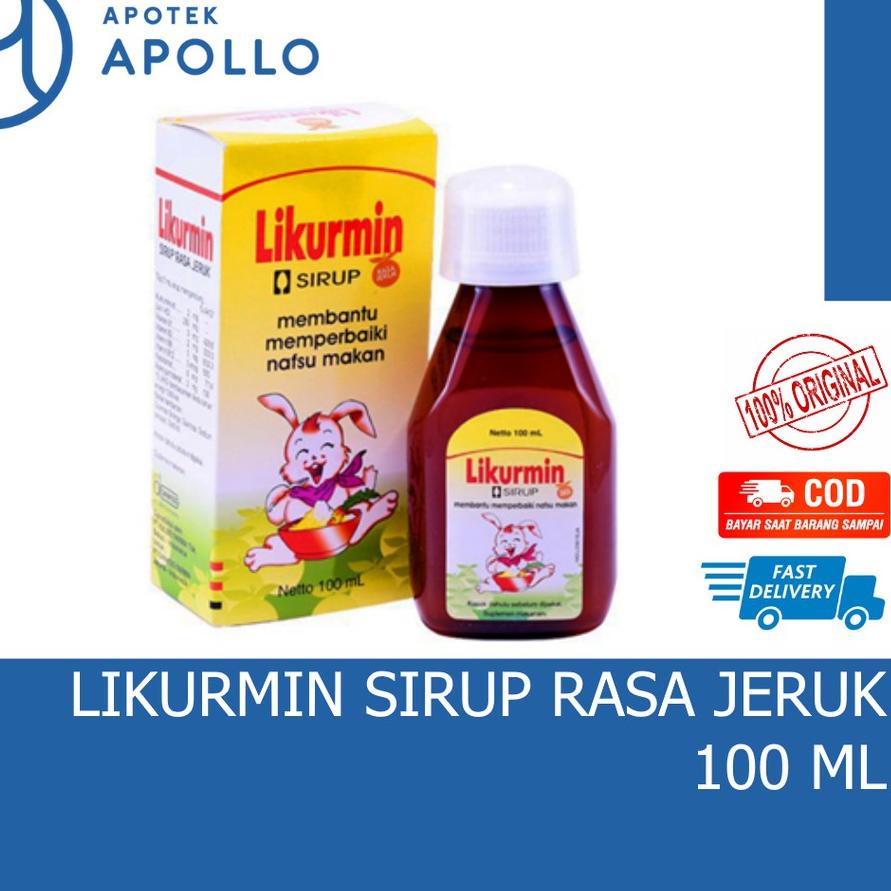 

COD✔️LIKURMIN SIRUP RASA JERUK 100 ML|SQ8