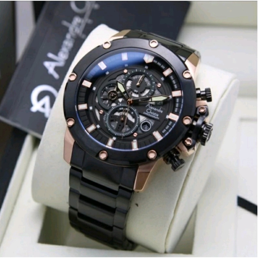 Alexandre Christie Ac 6564 Jam Tangan Pria Rante Original Garansi Resmi 1 Tahun