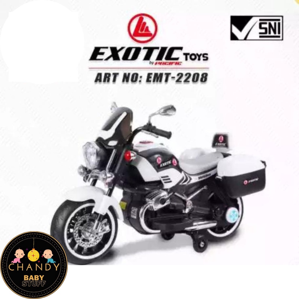 MAINAN ANAK MOTOR MOTORAN AKI HARLEY DAVIDSON EXOTIC EMT 2208