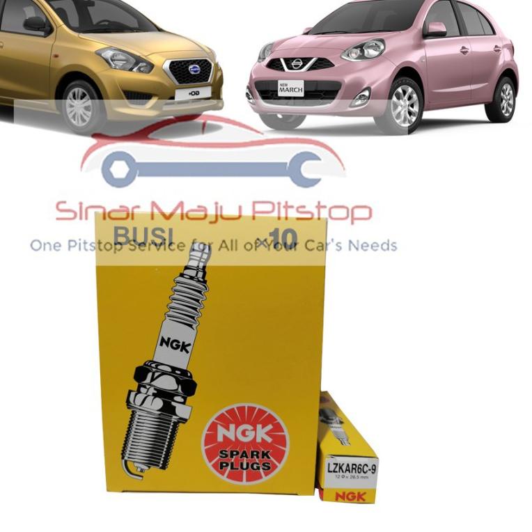*Segera Dapatkan* Busi Mobil NGK LZKAR6C-9 Original - DATSUN GO & DATSUN GO+ PANCA & DATSUN CROSS po