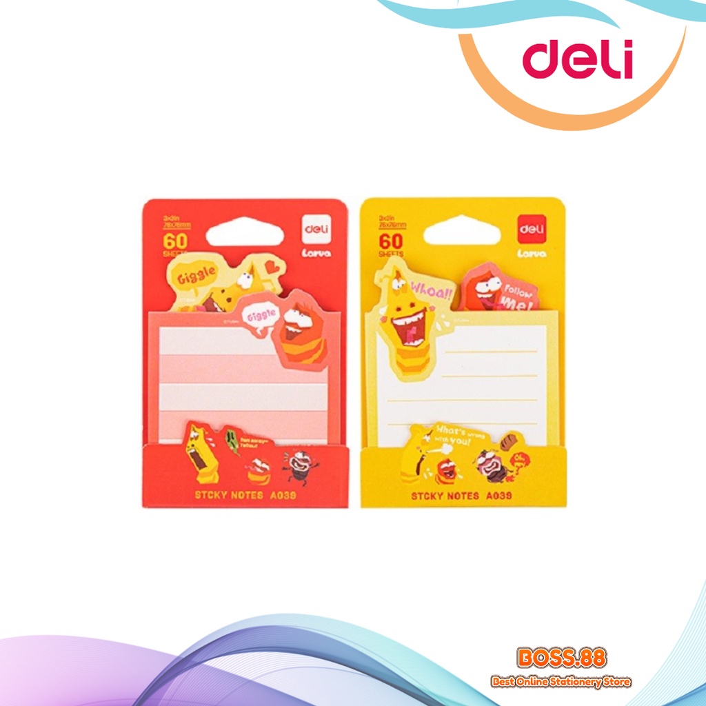 

STICK NOTE / NOTES TEMPEL DELI 76X76 A039 LARVA