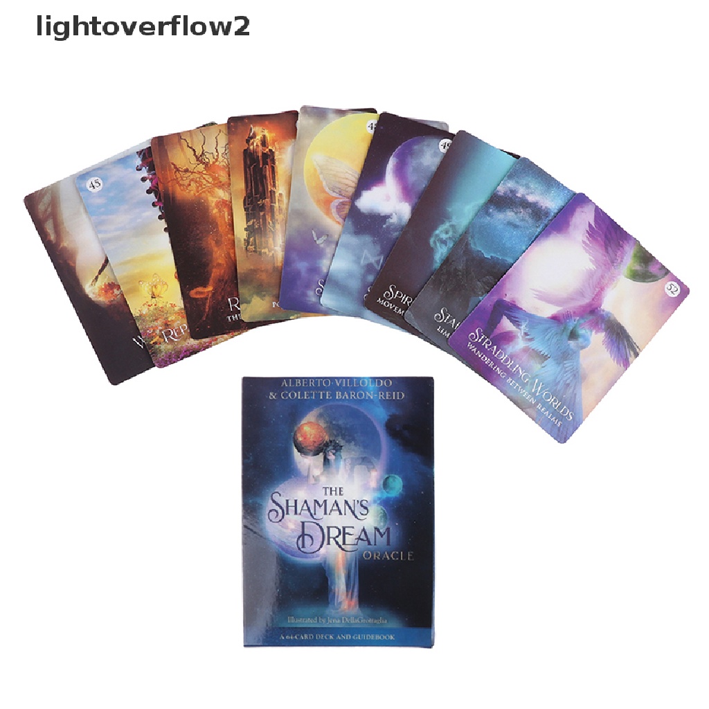 (lightoverflow2) Kartu Tarot The Shaman Dream Oracle Untuk Pesta