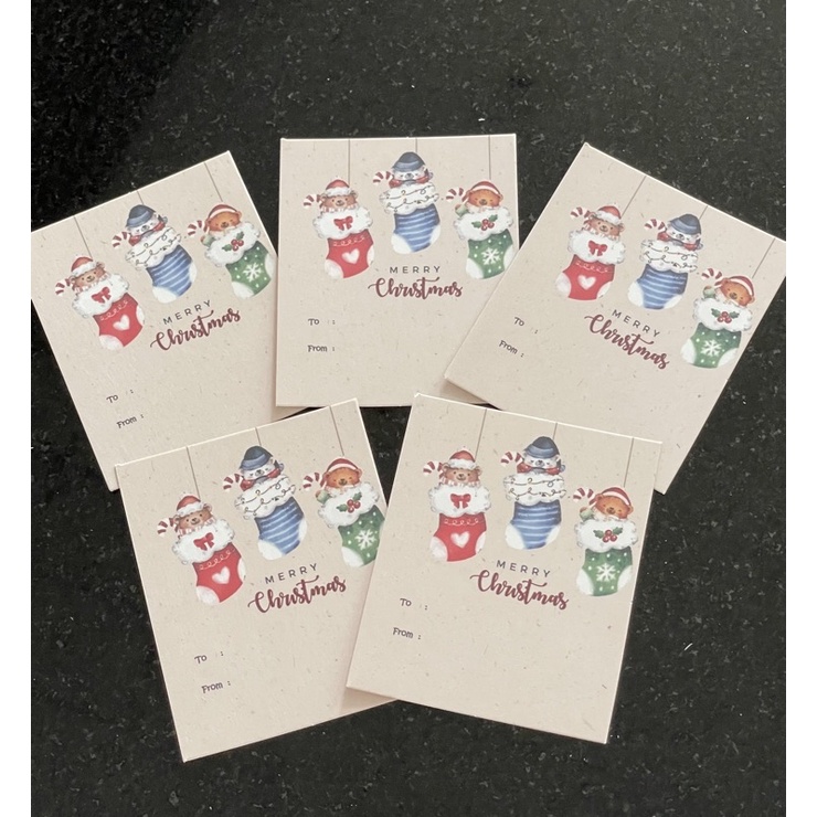 

Christmas Hang Tag - 5 pcs