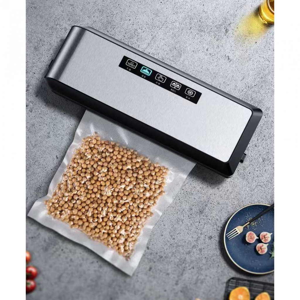 Pompa Vacuum Sealer Makanan Automatic Sealing Machine 80 KPA 110W